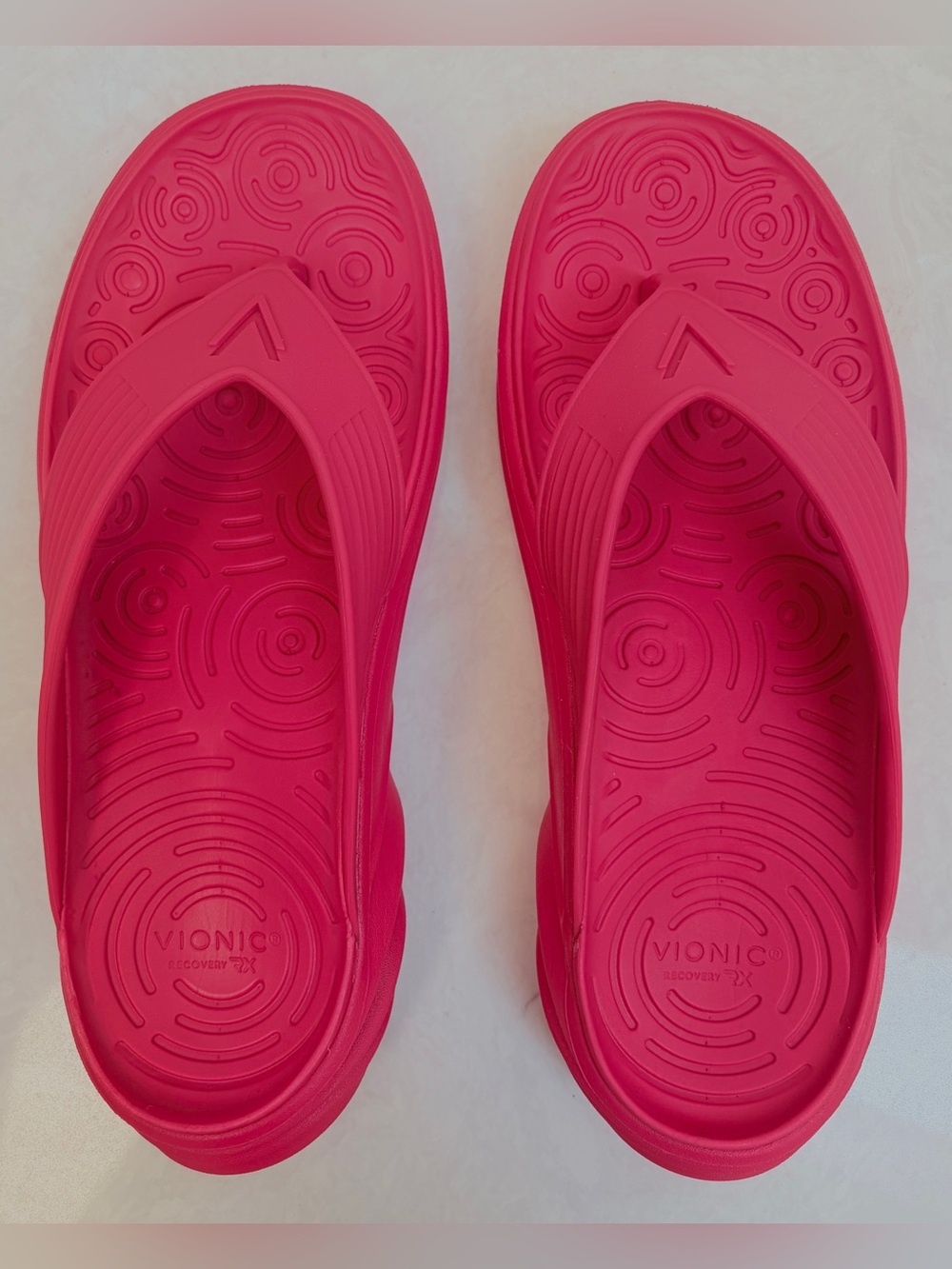 Vionic Tide RX Recovery Flip Flop Sandals Vibrant Pink Women’s Size 11 EUC - Picture 4 of 13